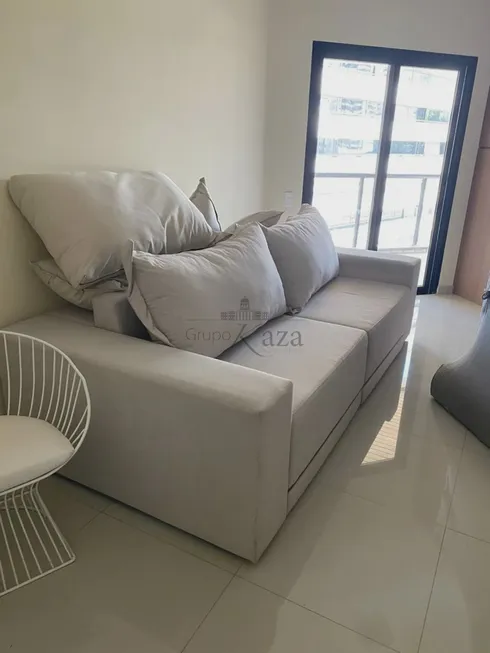 Foto 1 de Flat com 1 Quarto à venda, 58m² em Jardim São Dimas, São José dos Campos