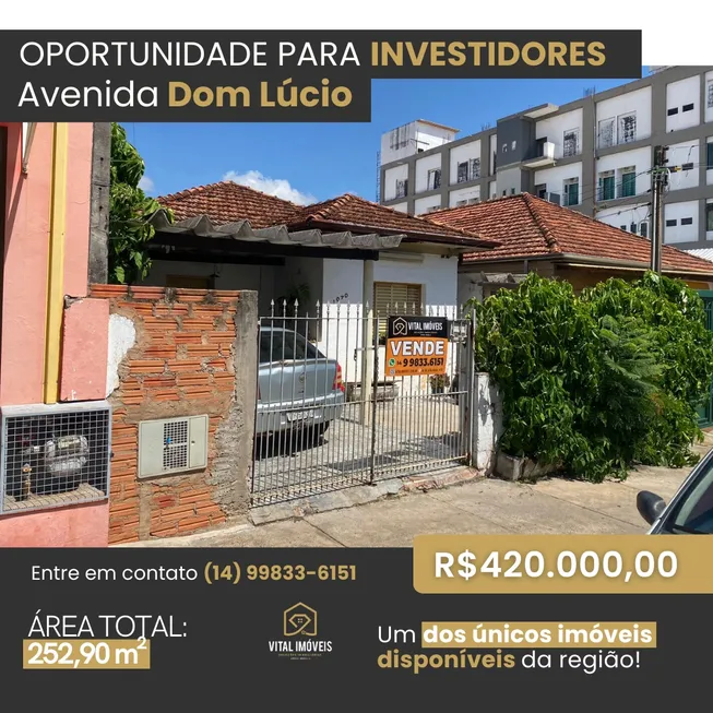 Foto 1 de Imóvel Comercial com 2 Quartos à venda, 252m² em Centro, Botucatu