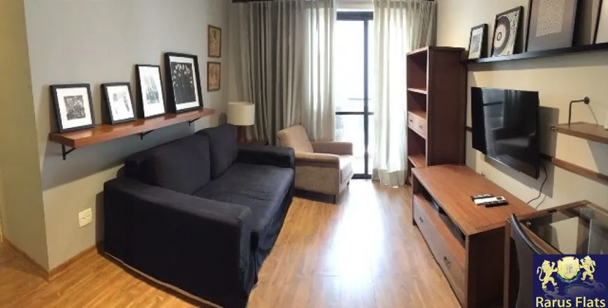 Foto 1 de Flat com 1 Quarto para alugar, 45m² em Jardins, São Paulo