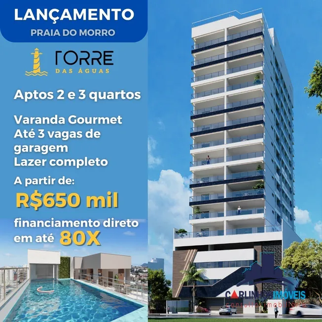 Foto 1 de Apartamento com 2 Quartos à venda, 71m² em Praia do Morro, Guarapari