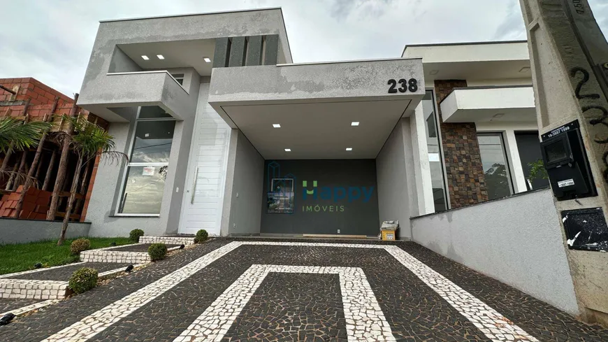 Foto 1 de Casa de Condomínio com 3 Quartos à venda, 137m² em Vila Monte Alegre, Paulínia