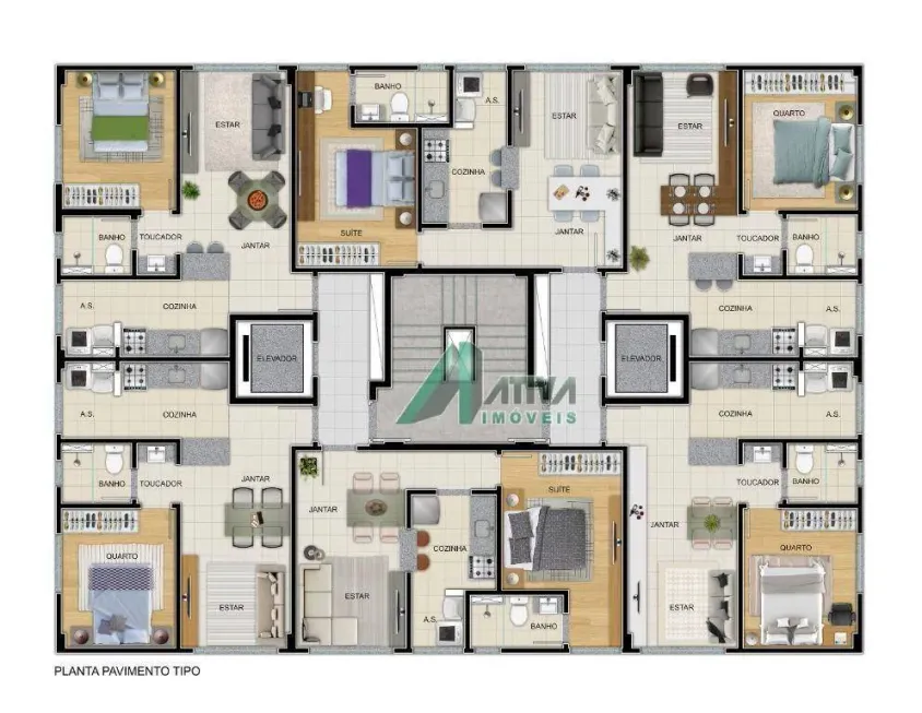 Foto 1 de Apartamento com 1 Quarto à venda, 39m² em Santa Efigênia, Belo Horizonte