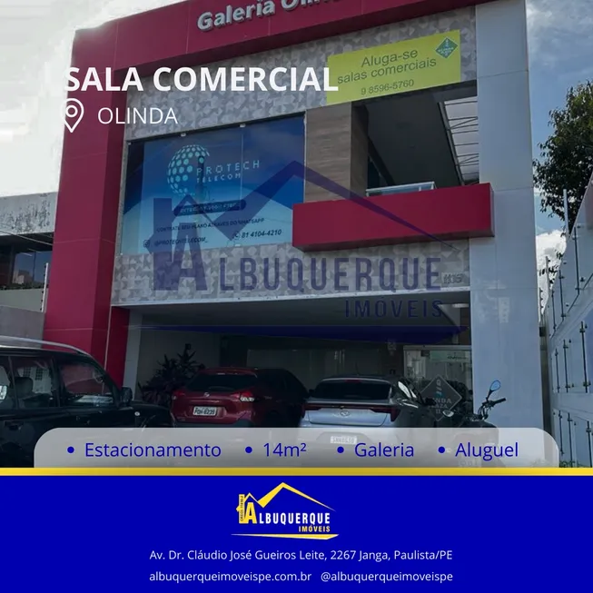 Foto 1 de Ponto Comercial para alugar, 14m² em Casa Caiada, Olinda