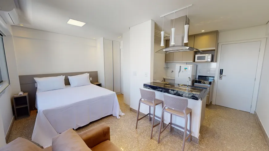 Foto 1 de Flat com 1 Quarto para alugar, 26m² em Buritis, Belo Horizonte