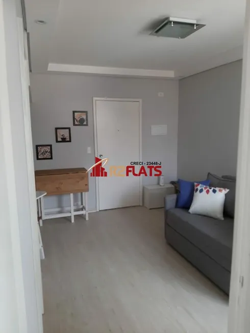 Foto 1 de Flat com 1 Quarto para alugar, 33m² em Moema, São Paulo