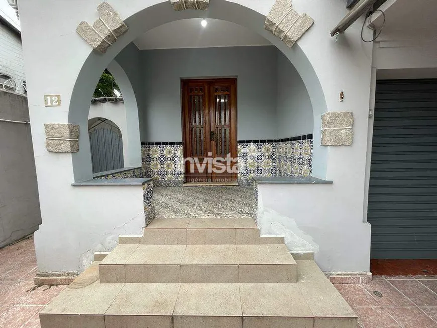 Foto 1 de Casa com 3 Quartos à venda, 200m² em Gonzaga, Santos