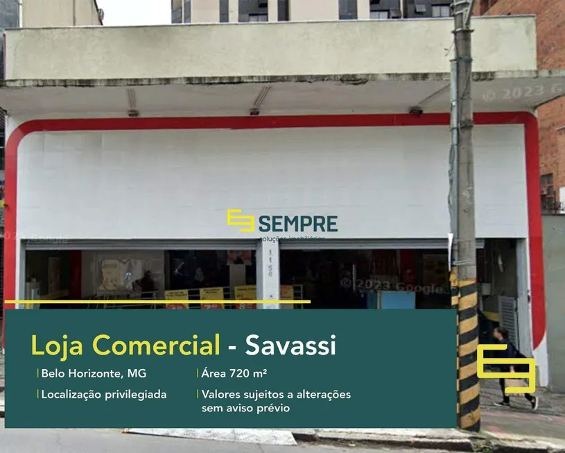 Foto 1 de Ponto Comercial para alugar, 720m² em Savassi, Belo Horizonte