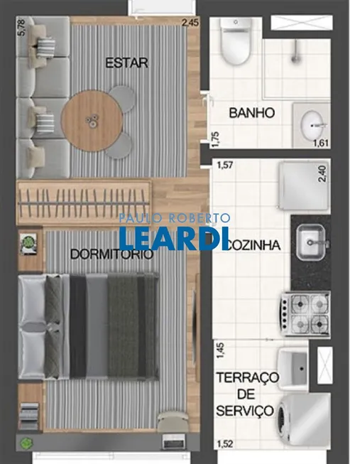 Foto 1 de Apartamento com 1 Quarto à venda, 27m² em Ipiranga, São Paulo