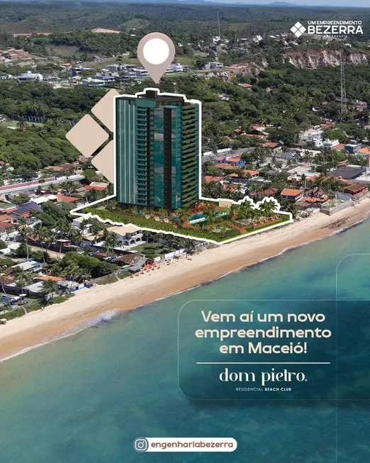 Foto 1 de Apartamento com 4 Quartos à venda, 207m² em Garça Torta, Maceió