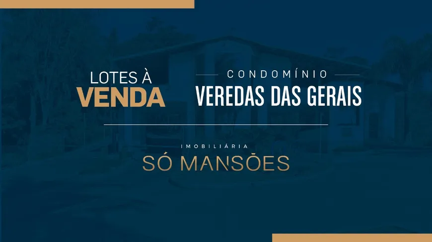 Foto 1 de Lote/Terreno à venda, 828m² em Veredas das Geraes, Nova Lima