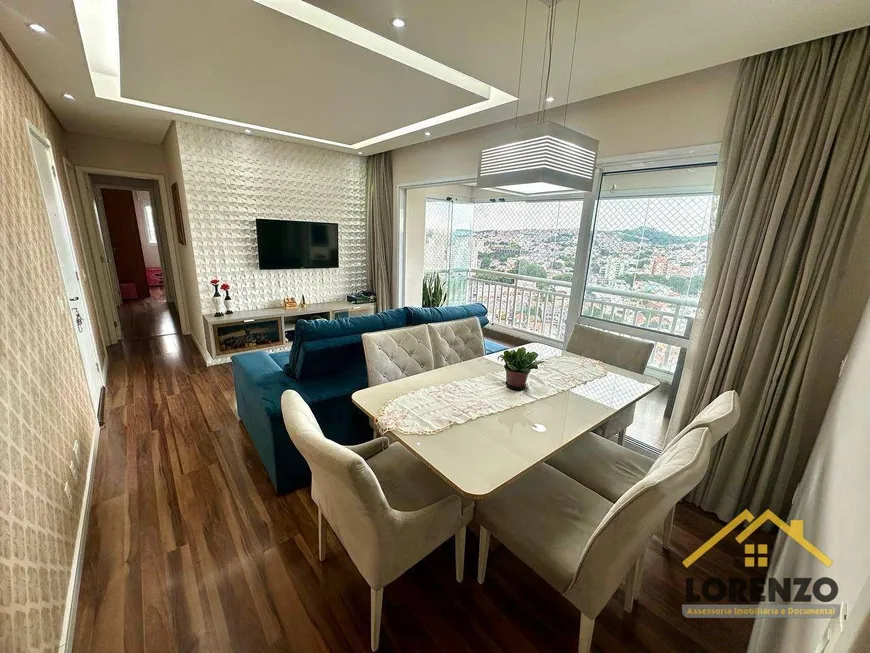 Foto 1 de Apartamento com 3 Quartos à venda, 80m² em Vila Homero Thon, Santo André