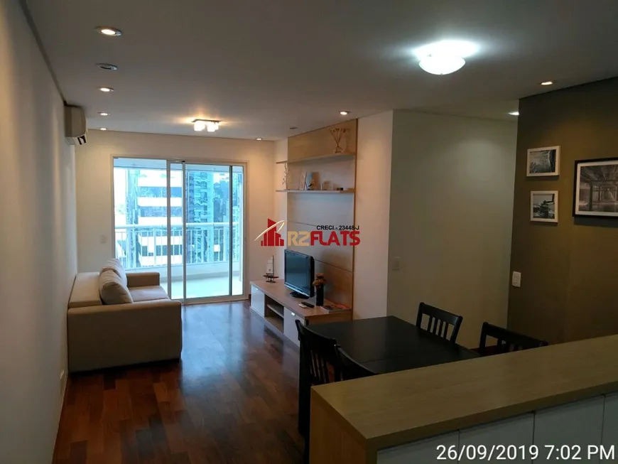 Foto 1 de Apartamento com 1 Quarto à venda, 52m² em Brooklin, São Paulo