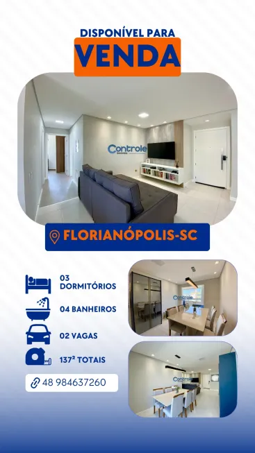 Foto 1 de Apartamento com 3 Quartos à venda, 115m² em Jardim Atlântico, Florianópolis