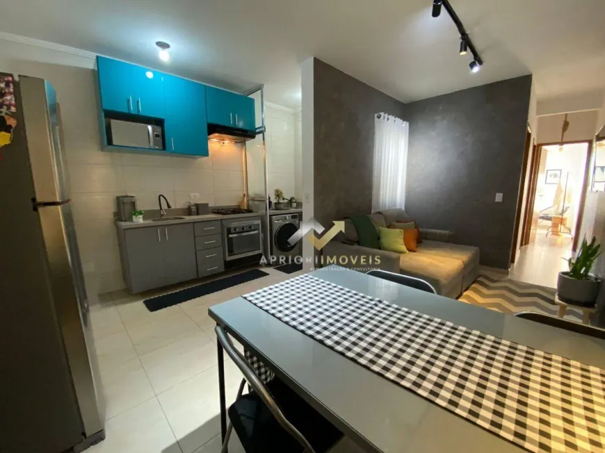 Foto 1 de Apartamento com 2 Quartos à venda, 49m² em Vila Tibirica, Santo André