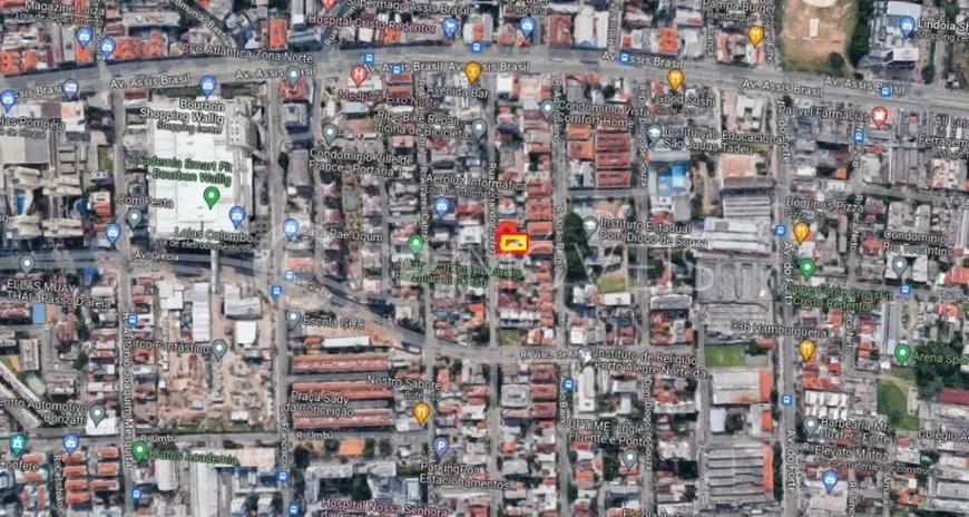 Foto 1 de Lote/Terreno à venda, 482m² em Cristo Redentor, Porto Alegre