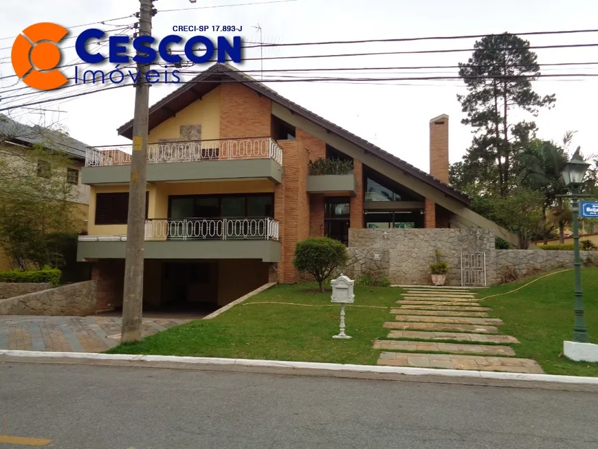 Foto 1 de Casa de Condomínio com 5 Quartos para venda ou aluguel, 500m² em Aldeia da Serra, Barueri