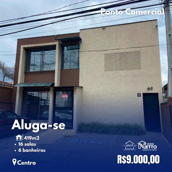 Foto 1 de Ponto Comercial com 16 Quartos para alugar, 419m² em Centro, Mogi das Cruzes