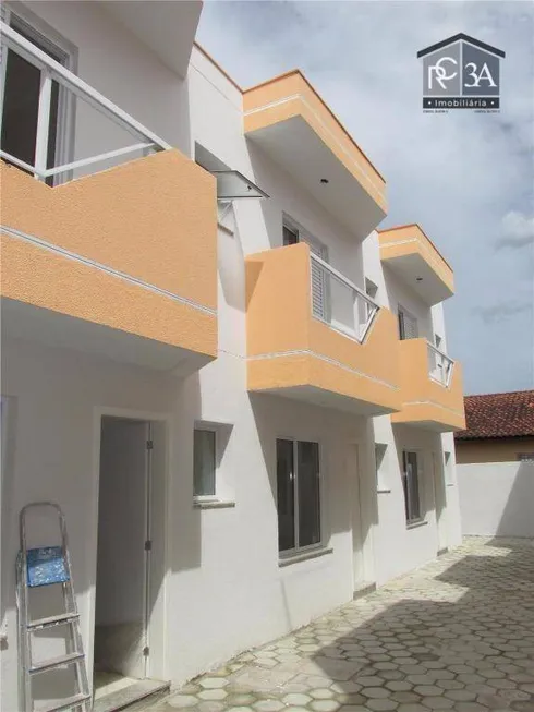 Foto 1 de Casa de Condomínio com 2 Quartos à venda, 82m² em Cibratel II, Itanhaém