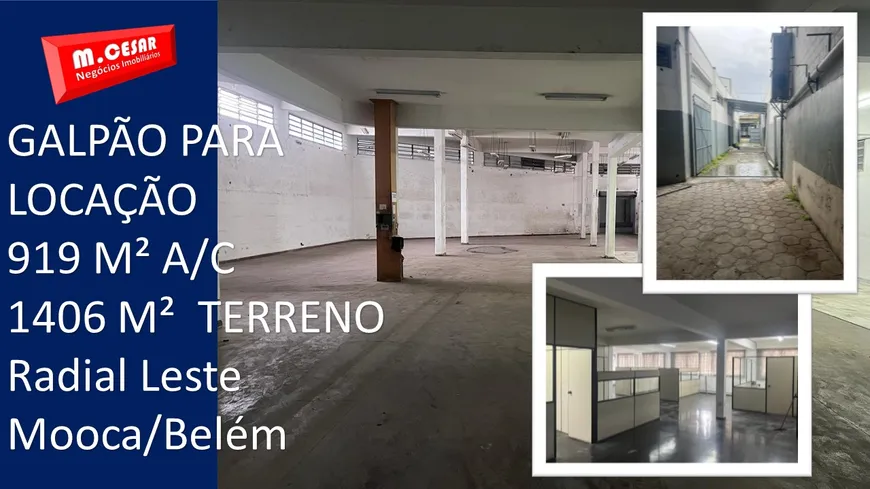 Foto 1 de Galpão/Depósito/Armazém à venda, 916m² em Móoca, São Paulo