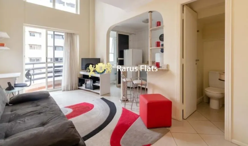 Foto 1 de Flat com 1 Quarto à venda, 44m² em Moema, São Paulo