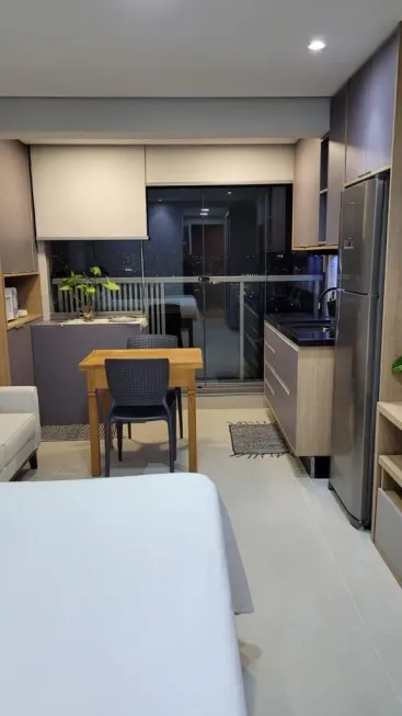 Foto 1 de Apartamento com 1 Quarto à venda, 25m² em Santo Amaro, São Paulo