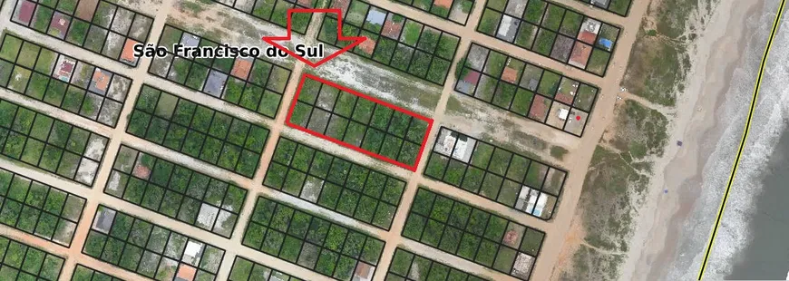 Foto 1 de Lote/Terreno à venda, 4200m² em Praia do Ervino, São Francisco do Sul