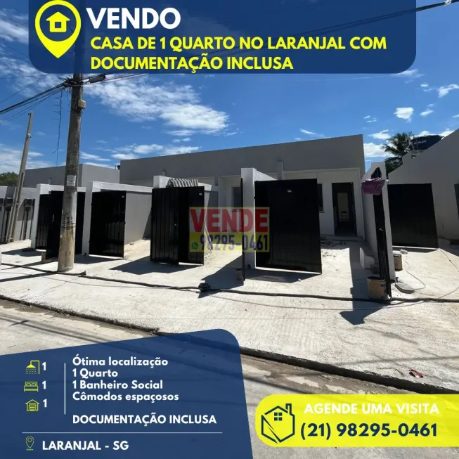 Foto 1 de Casa com 1 Quarto à venda, 30m² em Laranjal, São Gonçalo