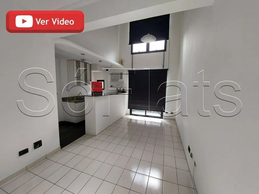 Foto 1 de Flat com 1 Quarto à venda, 52m² em Moema, São Paulo