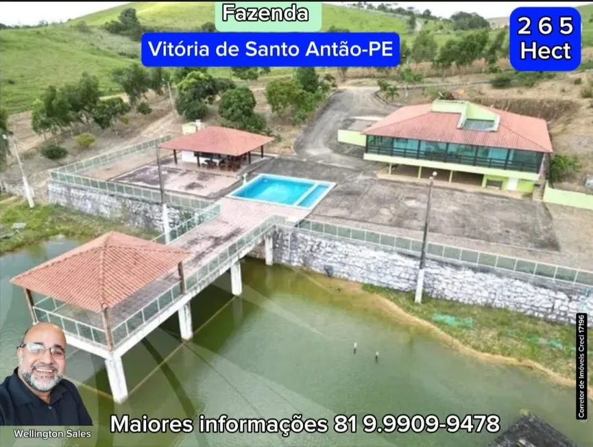 Foto 1 de Fazenda/Sítio com 4 Quartos à venda, 2650000m² em Alto Jose Leal, Vitória de Santo Antão