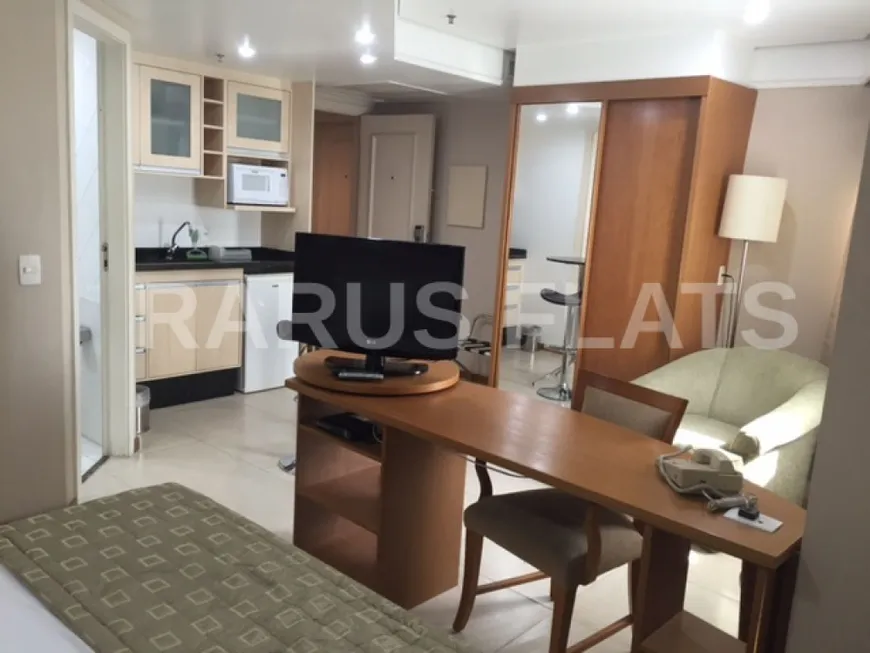 Foto 1 de Flat com 1 Quarto para alugar, 30m² em Vila Olímpia, São Paulo