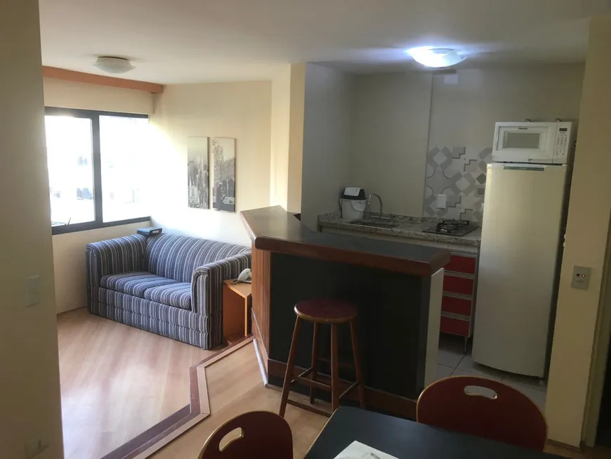 Foto 1 de Flat com 1 Quarto para alugar, 48m² em Brooklin, São Paulo