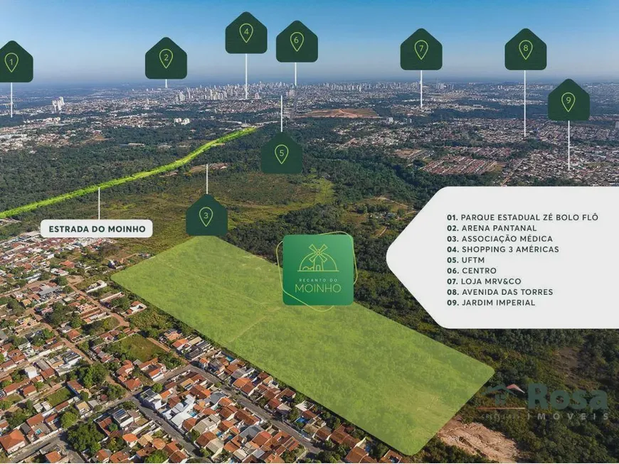 Foto 1 de Lote/Terreno à venda, 180m² em Altos do Coxipó, Cuiabá