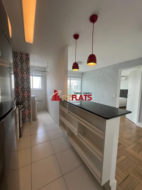 Foto 1 de Flat com 1 Quarto para alugar, 51m² em Campo Belo, São Paulo