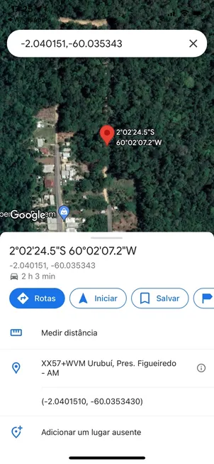 Foto 1 de Lote/Terreno à venda, 600m² em Centro, Presidente Figueiredo