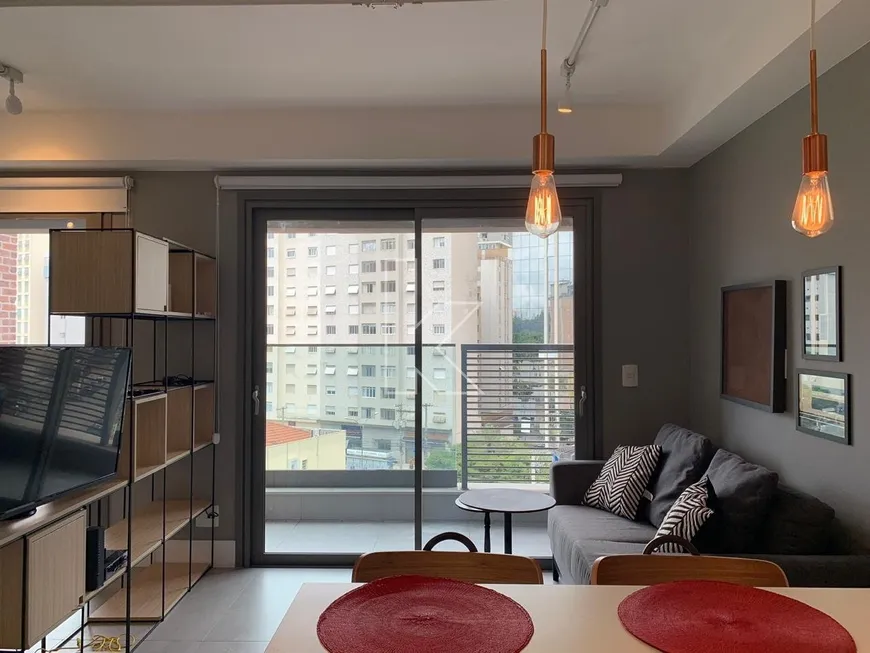 Foto 1 de Apartamento com 1 Quarto para venda ou aluguel, 36m² em Jardins, São Paulo