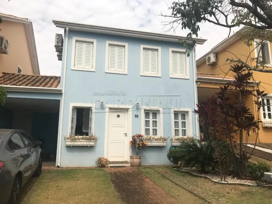 Foto 1 de Casa de Condomínio com 3 Quartos à venda, 196m² em Jardim Bandeirantes, São Carlos