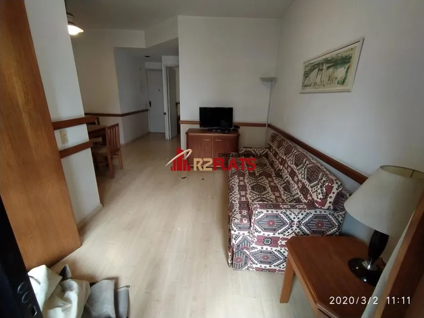 Foto 1 de Flat com 1 Quarto para alugar, 42m² em Pinheiros, São Paulo