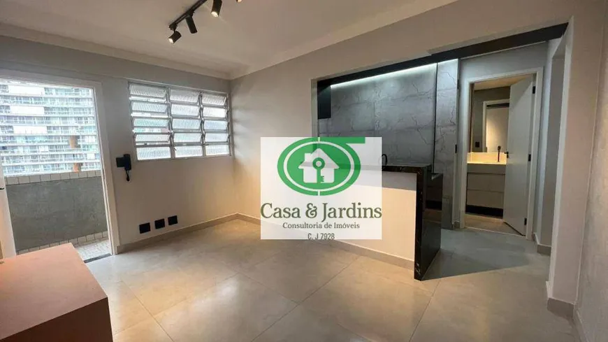 Foto 1 de Apartamento com 2 Quartos à venda, 58m² em Pompeia, Santos