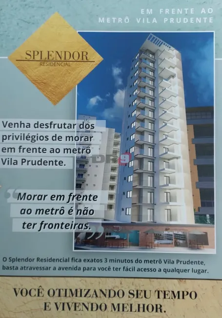 Foto 1 de Apartamento com 1 Quarto à venda, 30m² em Vila Prudente, São Paulo