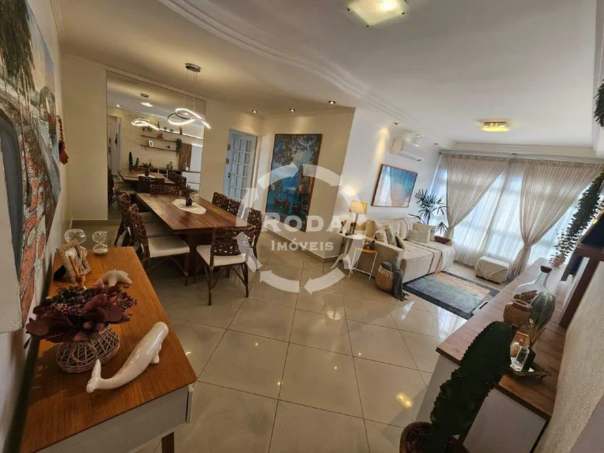 Foto 1 de Apartamento com 3 Quartos à venda, 122m² em Campo Grande, Santos