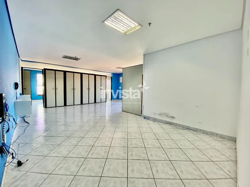 Foto 1 de Sala Comercial à venda, 104m² em Boqueirão, Santos