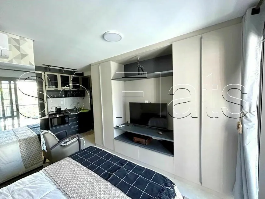 Foto 1 de Flat com 1 Quarto à venda, 26m² em Cidade Monções, São Paulo