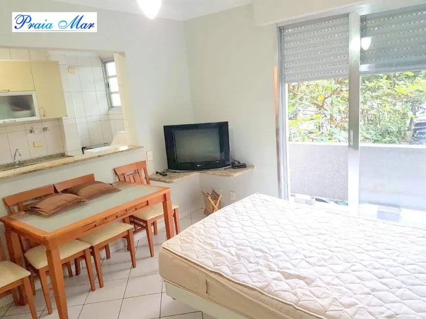 Foto 1 de Apartamento com 1 Quarto à venda, 55m² em Pitangueiras, Guarujá