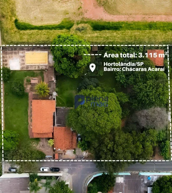 Foto 1 de Lote/Terreno à venda, 3115m² em Chácaras Acaraí, Hortolândia