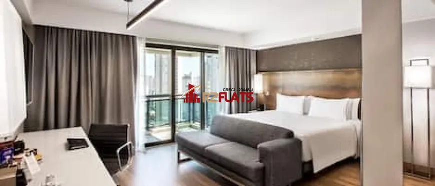 Foto 1 de Flat com 1 Quarto para alugar, 27m² em Itaim Bibi, São Paulo
