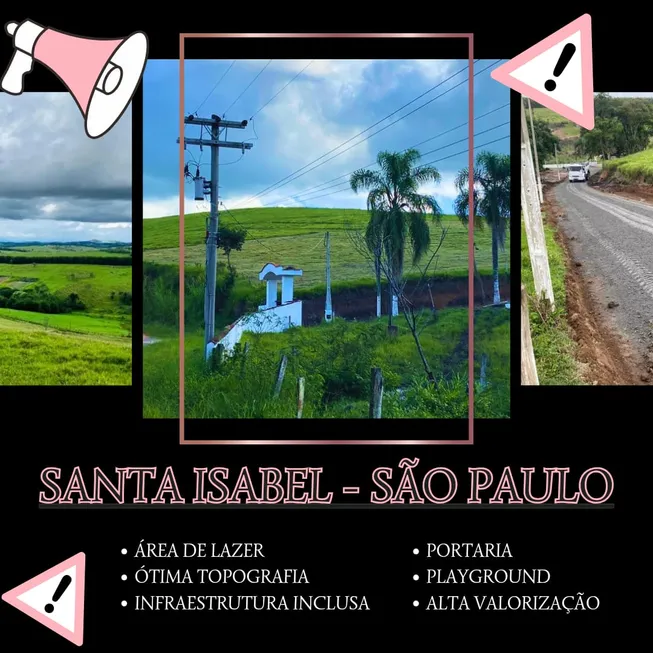 Foto 1 de Lote/Terreno à venda, 500m² em Pouso Alegre, Santa Isabel