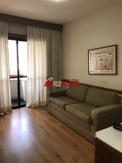 Foto 1 de Flat com 1 Quarto para alugar, 42m² em Jardins, São Paulo