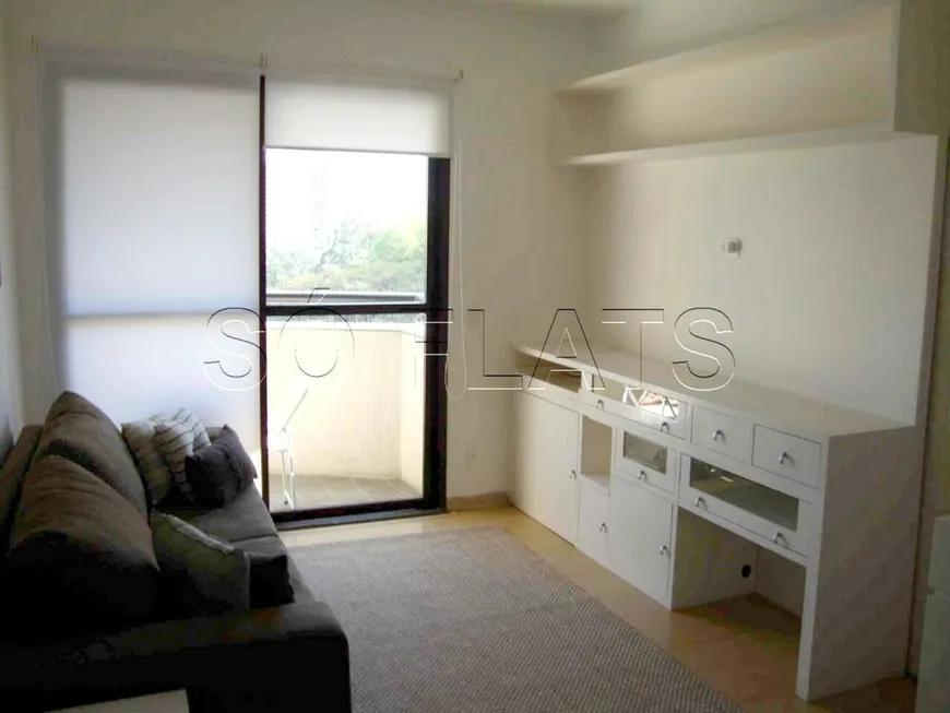 Foto 1 de Apartamento com 1 Quarto para alugar, 35m² em Morumbi, São Paulo