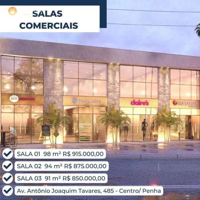 Foto 1 de Sala Comercial à venda, 93m² em Centro, Penha