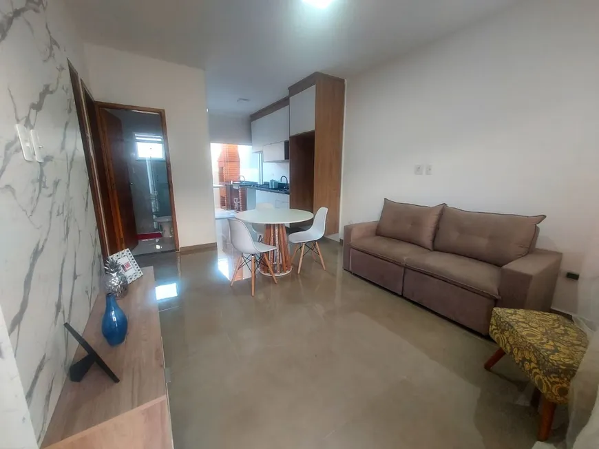 Foto 1 de Casa de Condomínio com 2 Quartos à venda, 46m² em Cibratel II, Itanhaém